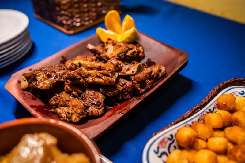Pratos da cozinha mineira do Restaurante Maria das Flores