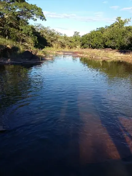Rio cercado pela vegetação do Cerrado