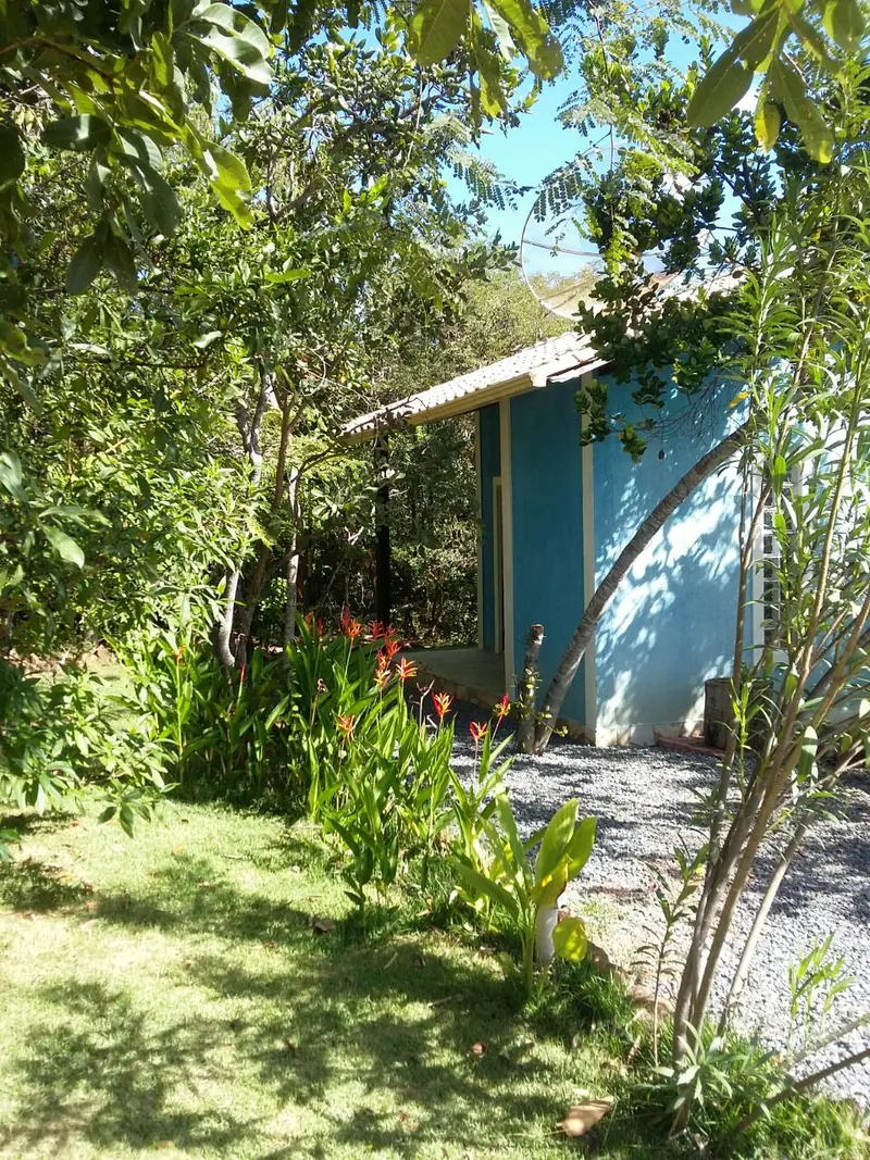 Chegada pelo jardim