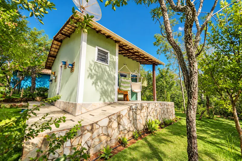 Fachada do Chalé Orquídea